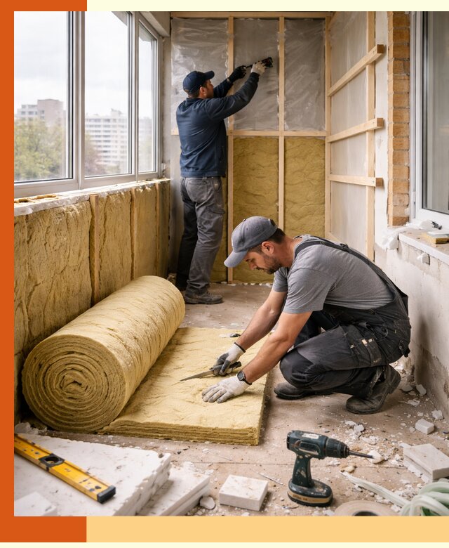 Утепление балкона под ключ в Владивостоке качественно и быстро